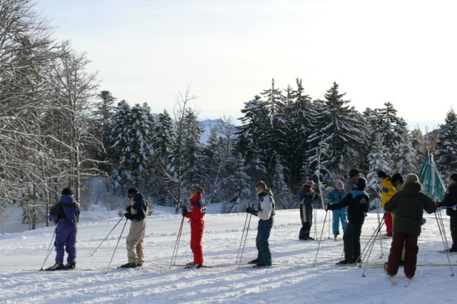 sortie-scolaire-neige-raquettes-ski de fond -bauges